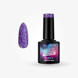 Elixir Gel lak za nokte Laser Diamond 1454, Princess Purple, 8ml