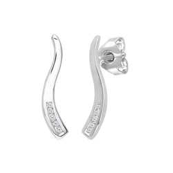 DIAMANT LETERNEL Uhani srebrna