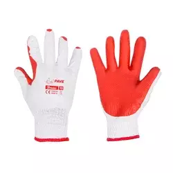 Bradas Rukavice Pave RWBP10, Crveno-bele