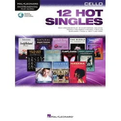 12 HOT SINGELS PLAY ALONG CELLO + AUDIO ACCESS