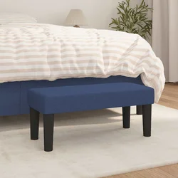Vidaxl Klop modra 70x30x30 cm blago
