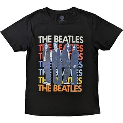 The Beatles Iconic Multicolour Black M Majica