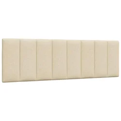 Vidaxl Blazina za vzglavje Hanko krem 160 cm blago