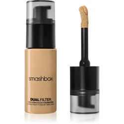 Smashbox DUAL-FILTER 2-in-1 Concealer + Foundation puder in korektor odtenek Light Medium 14 Olive 23.6 ml
