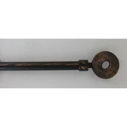 LUANCE Set zavjesa, na navlačenje, O16-19, 120-210 cm, etničko-crna