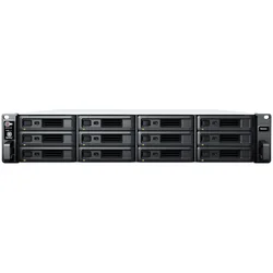 Synology RackStation RS2423+, Rack 2U, 12-bay 3.5 2.5 SATA HDD SSD, AMD Ryzen V1780B 4-core 3.35(base) 3.6 (turbo)GHz,8 GB DDR4 ECC UDIMM,