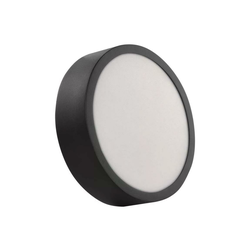 LED plafonjera LED/12,5W/230V 3000/3500/4000K prečnik 17 cm crna