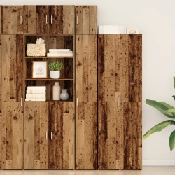 Ormarić za pohranu 2 pcs Staro drvo 30 x 42,5 x 225 cm