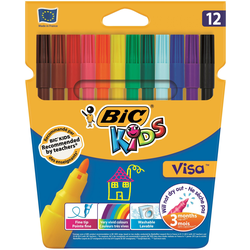 BIC VISA 12 KOM - FLOMASTERI