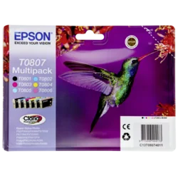 Epson T080740, komplet originalnih kartuš