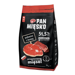 Pan Mięsko Medium govedina s kozjim mesom - 9 kg