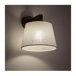 Brilagi - Zidna lampa LATTE 1xE27/15W/230V borovina/bela