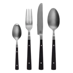 Komplet jedilnega pribora 30 kosov — Image POM Black - 134026