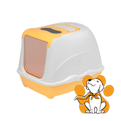 Moderna Flip Cat Large Apricot 50cm, Zatvoreni Toalet Za Mačke