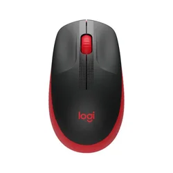 M190 Full Size Wireless Mouse Red