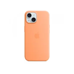 APPLE Zaštitna maska za IPhone 15 Silicone Case w MagSafe - Orange Sorbet, Narandžasta, mt0w3zm/a