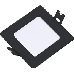 Rabalux Plafonjera Shaun2, 3W, 3000K, Kvadratna, Crna