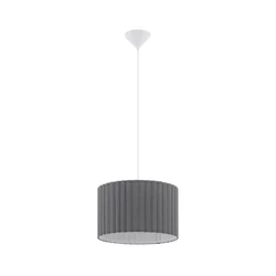 Eglo 55702 - Luster na sajli 1xE27/40W/230V siva