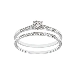 DIAMANT LETERNEL Prstan srebrna
