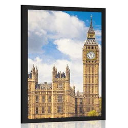 Plakat Big Ban v Londonu - 40x60 silver