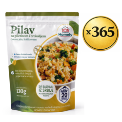 Homely Pilav sa piletinom i brokolijem, 365 komad