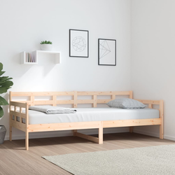 vidaXL Dnevna postelja trdna borovina 80x200 cm