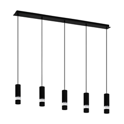 EGLO Viseća lampa BERNABETA 5xGU10 crna 1165 mm 39706