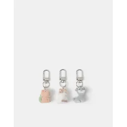 Monsoon Children Set privezaka Mini Animal Keychains, 3 komada, Šareni