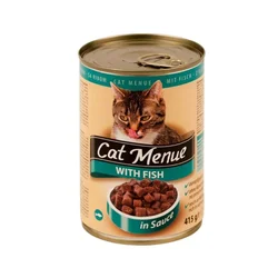 CAT MENU Vlažna hrana za mačke u konzervi sa ukusom ribe, 415g