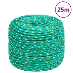 Brodski konop zeleni 6 mm 25 m od polipropilena