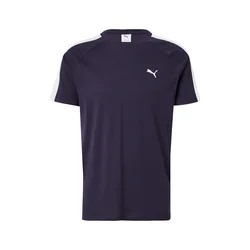 PUMA Majica T7 mornarska/bela