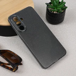 Maska za Samsung A36 5G Sparkle Dust, Siva