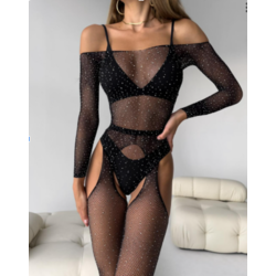 Mara lingerie Ženski sexy komplet Starlight, Crni