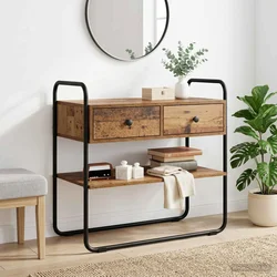Konzolna stolica Staro drvo 100 x 40 x 75 cm Konstruirano drvo
