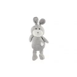Teddies Zajec/zajček sedeči črtasti pliš 25cm