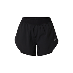 Kratke hlače za trčanje Reebok boja: crna, bez uzorka, visoki struk, 100075412