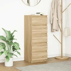 Komoda s ladicama sonoma hrast 37,5x35x99 cm izrađeno drvo