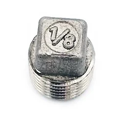 shumee Čep z robom 1/8” MZ, nerjaveče jeklo
