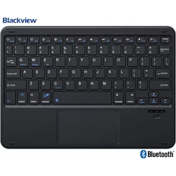 BLACKVIEW K2 brezžična tipkovnica, Bluetooth 5.1, polnilna baterija, Android/iOS/Windows, 78 tipk, USB Type-C, črna