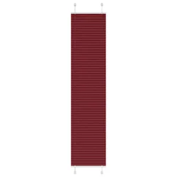 Plisirana zavjesa Bordo crvena 50x200 cm Širina tkanine 49,4 cm Poliester