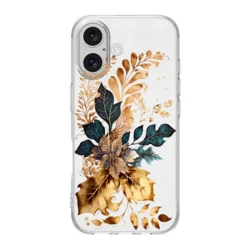 Maska Nanobit Print za iPhone 16 Golden Flower