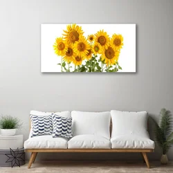 tulup.si Slika na platnu Sončnice rastlin 100x50 cm