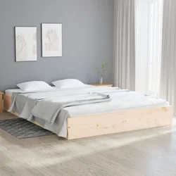 VIDAXL Posteljni okvir trden les 160x200 cm