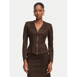 Rinascimento Suknjič CFC0130676003 Temno rjava Slim Fit