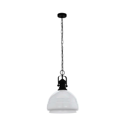 EGLO viseća lampa COMBWICH 1 E27 O38 cm opal staklo 43302