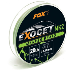 Exocet MK2 marker braid 0.18mm / 20lb X 300m - green (CBL012)