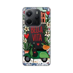 Maska za Xiaomi Redmi Note 14 4G Bella Vita Print Skin, Šarena