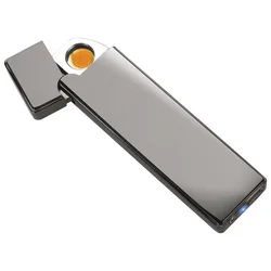 Upaljač elektronski pierre cardin smart punjiv na usb h6802000ip3 tamno sivi
