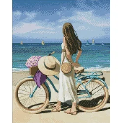 Rayher. Diamantni mozaik, Sea coast, 40x50 cm