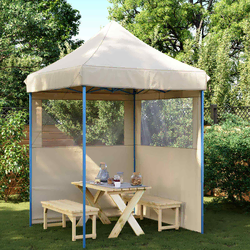 Šator za zabave Bež 200 x 200 x 306 cm Oxford tkanina